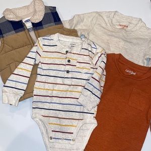 Neutral boys 12 month winter 4 piece bundle long sleeve / sweater / vest